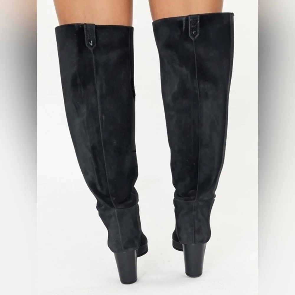 Sam Edelman Women's Black Sz 9.5 Over the Knee Boots